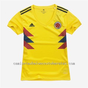 camiseta futbol Colombia primera equipacion 2018 mujer